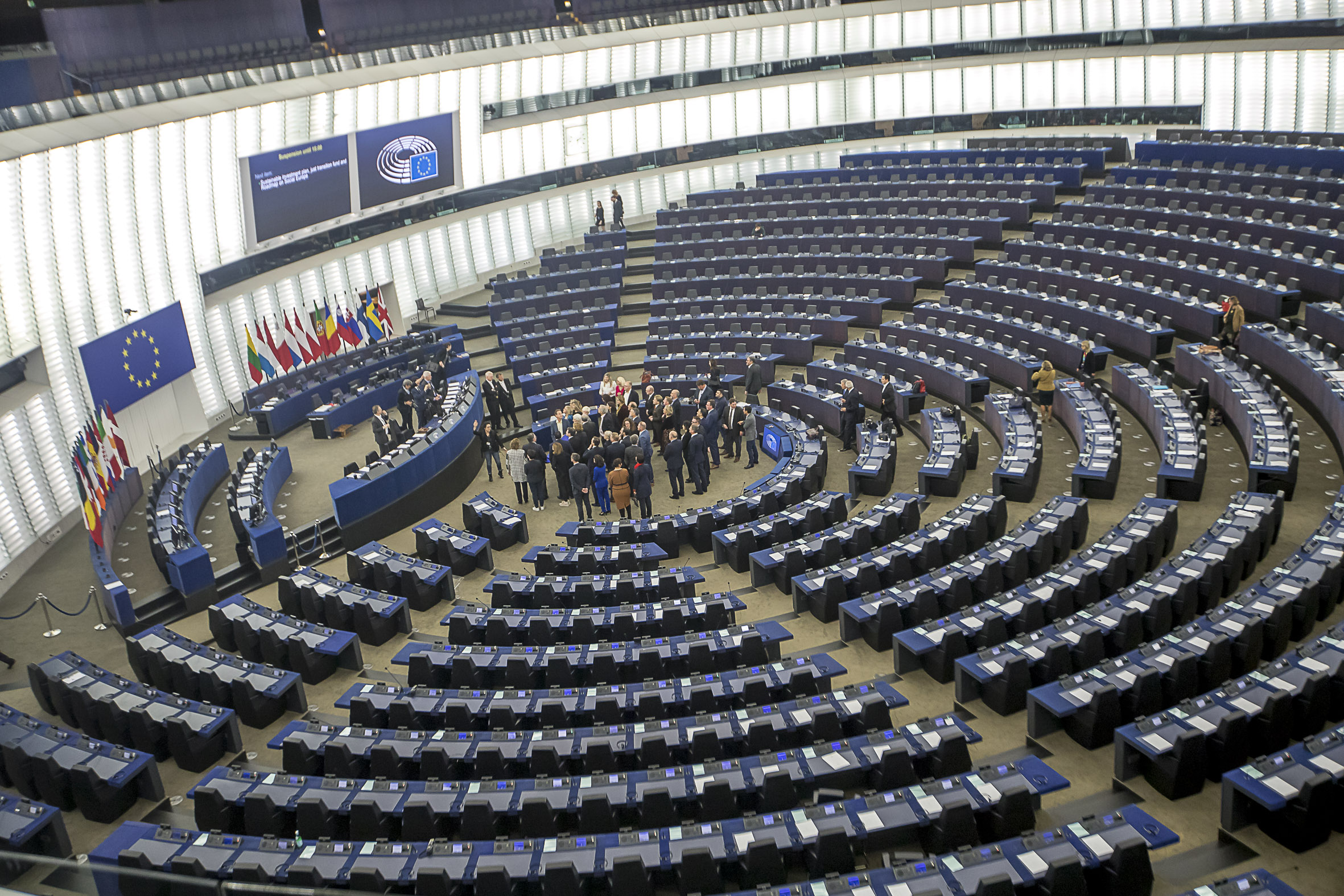 Imatge d'arxiu del Parlament Europeu (fotografia: Albert Salamé).