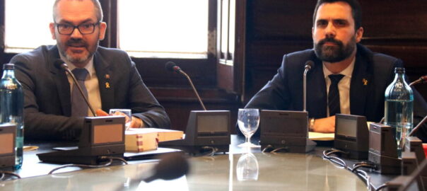 Josep Costa and Roger Torrent (January 2020)