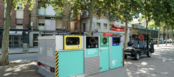 línia única reciclatge