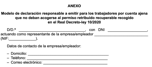 declaració responsable