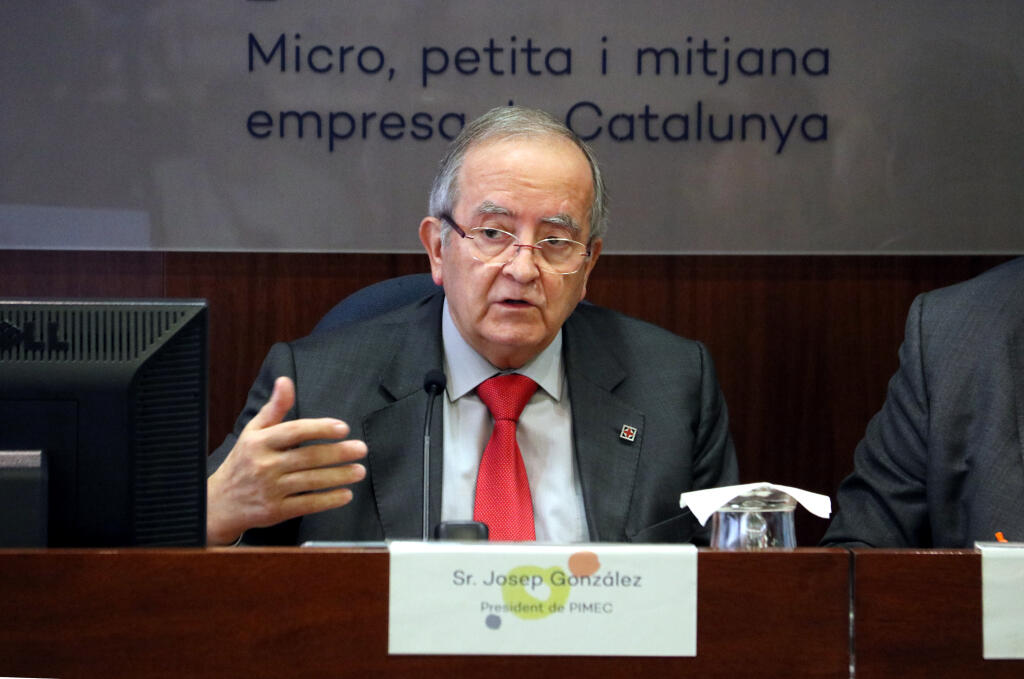 El president de Pimec, Josep González