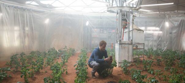The Martian exploradors espacials agricultors