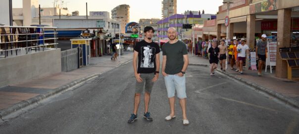 Tomeu Canyelles i Gabriel Vives a Punta Ballena