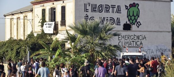 enderrocament forn de barraca emergencia climàtica