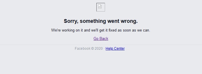 Quan s'intentava accedir a Facebook des de l'ordinador apareixia el missatge 'Disculpeu, hi ha alguna cosa que no funciona'