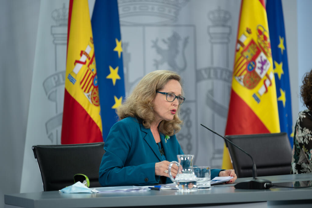 La vice-presidenta econòmica del govern espanyol, Nadia Calviño