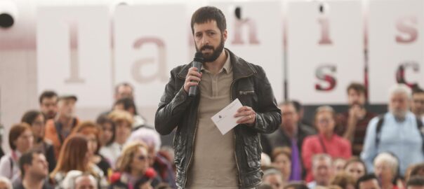 Juanma del Olmo, secretari de comunicació de Podem.