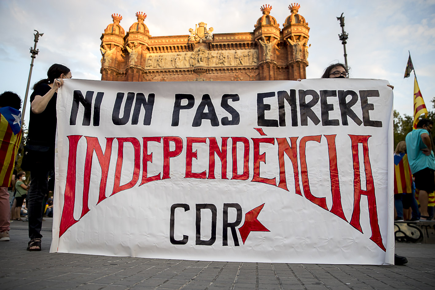 Imatge d'arxiu d'una manifestació dels CDR (fotografia: Albert Salamé).