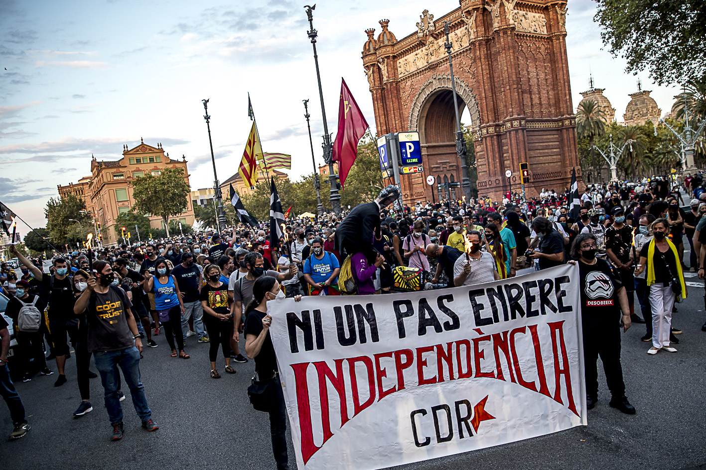 L'última manifestació del CDR Barcelonès va ser durant la Diada