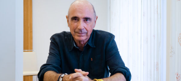 Lluís Llach, dijous passat a l'Hotel Colón de Barcelona (Foto: Adiva Koenigsberg)