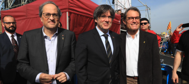presidents Quim Torra Carles Puigdemont Artur Mas
