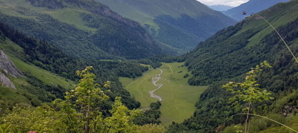 Panoràmica de la Val dera Artiga de Lin, a la Vall d'Aran