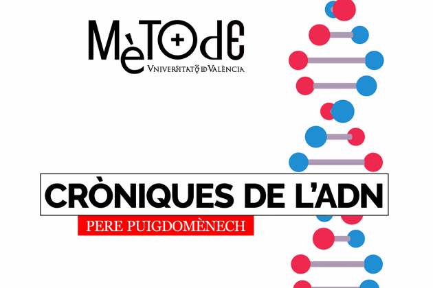 Portada de 'Cròniques de l'ADN' de Pere Puigdomènech, obra digital editada per la revista 'Mètode'.