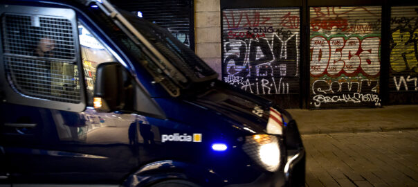 Fotografia d'arxiu d'una furgoneta de la BRIMO dels Mossos d'Esquadra.