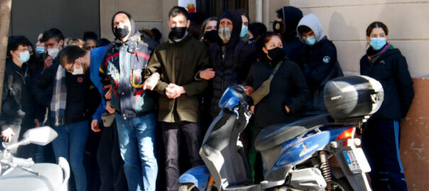 Imatge d'arxiu d'un desnonament.