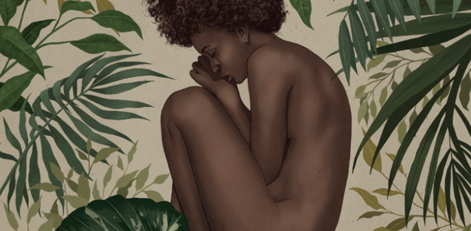 Il·lustració de Marta Bellvehí per a la novel·la 'Coconut' de Kopano Matlwa (Sembra Llibres, 2020).