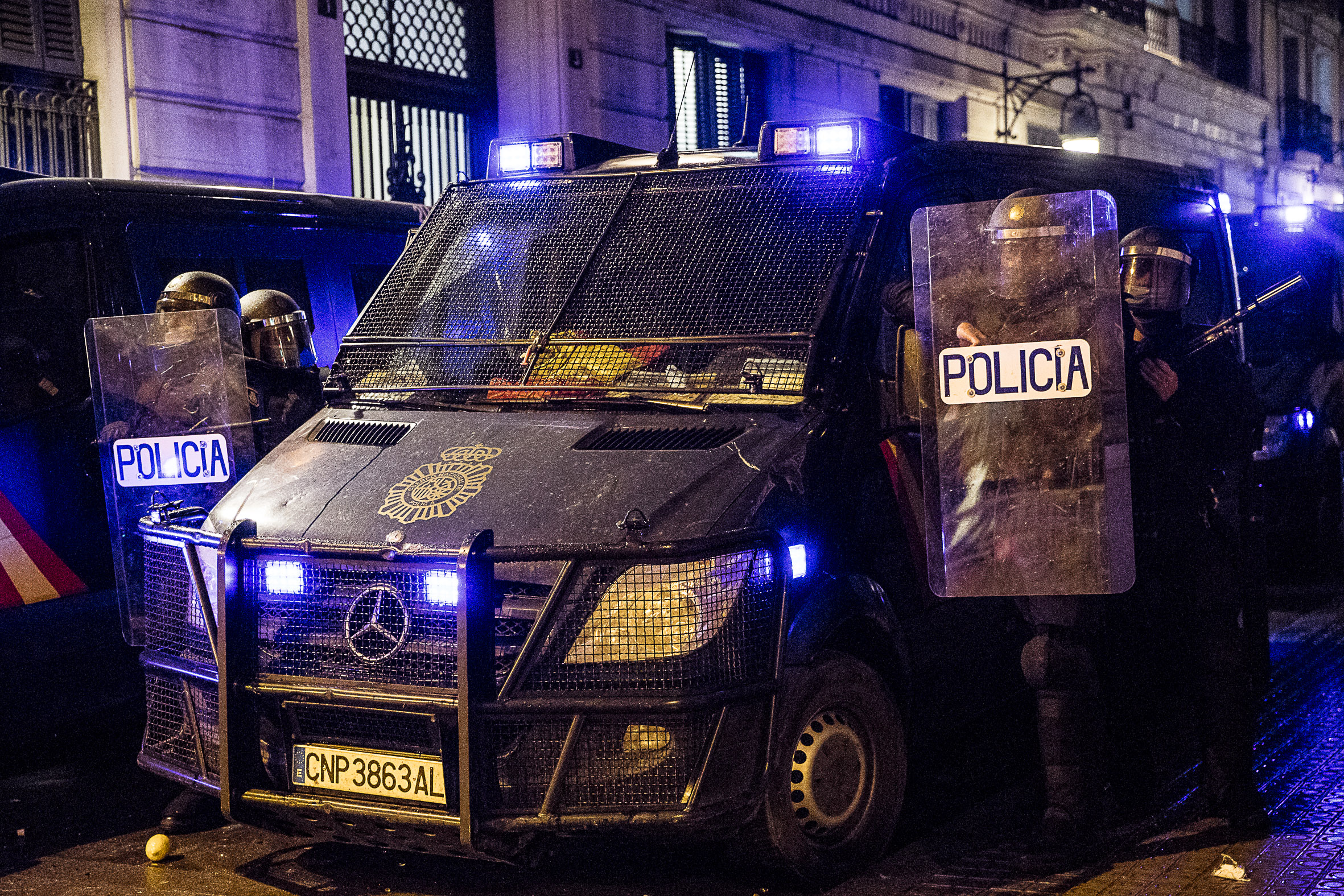 Imatge d'un dels dies de protesta a Barcelona. Autor: Albert Salamé