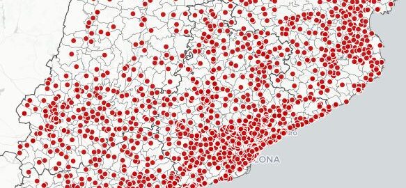 Mapa col·legis electorals eleccions catalunya 2021