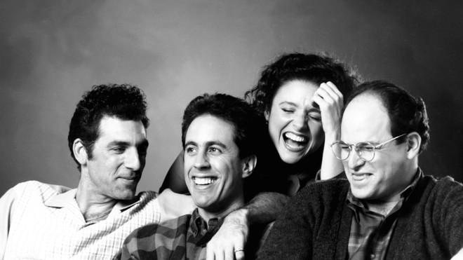 Els quatre personatges protagonistes de 'Seinfeld'.