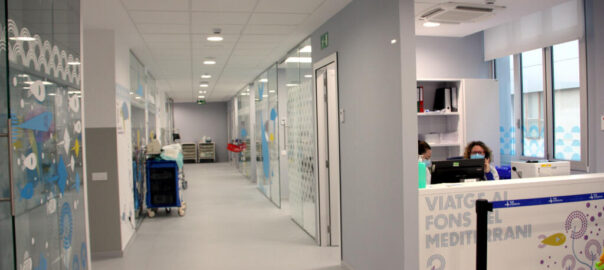 Pla general de la recepció de la Vall d'Hebron