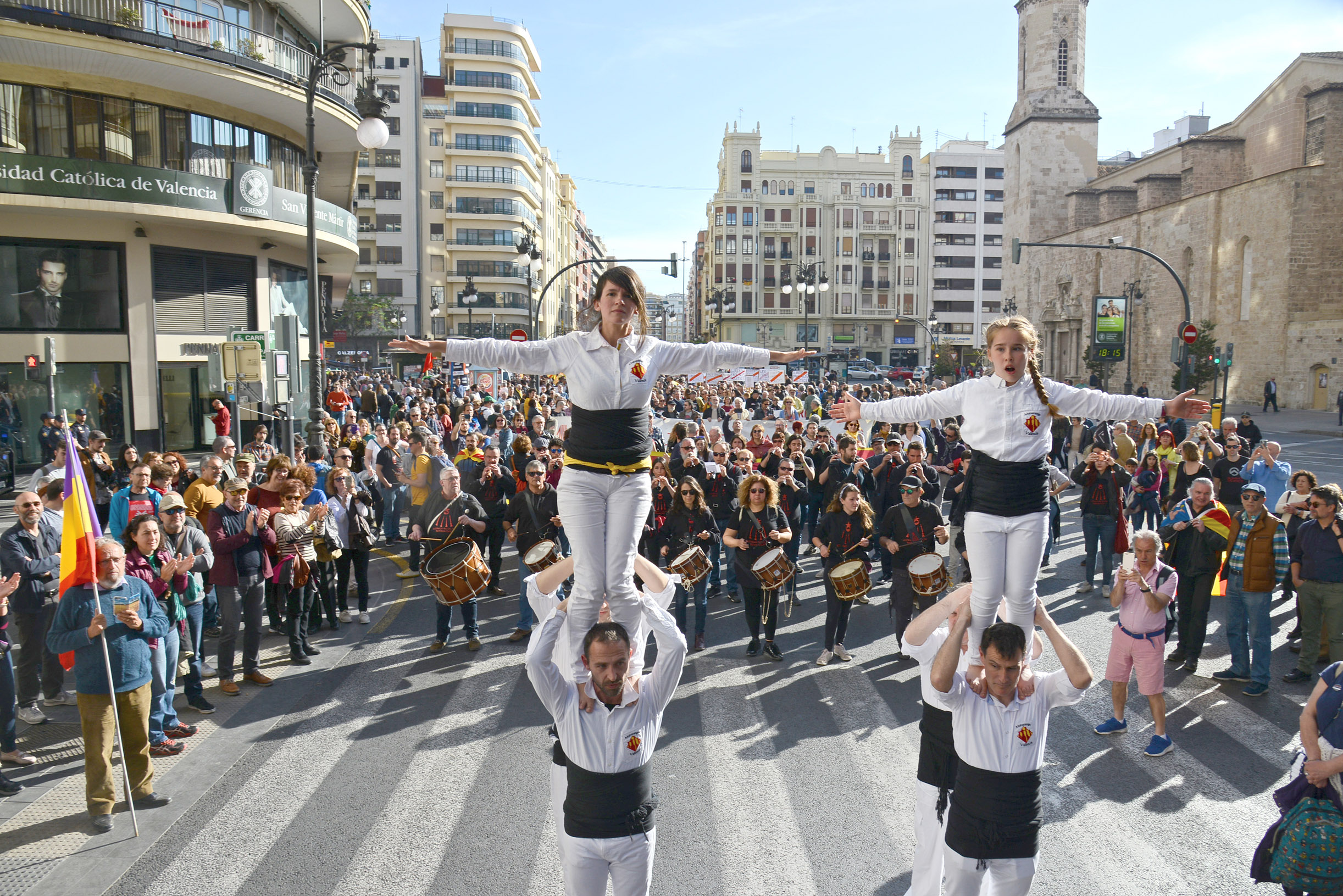 Manifestació del 25 d'Abril a València l'any 2019, l'última abans de la pandèmia (fotografia: Prats i Camps).