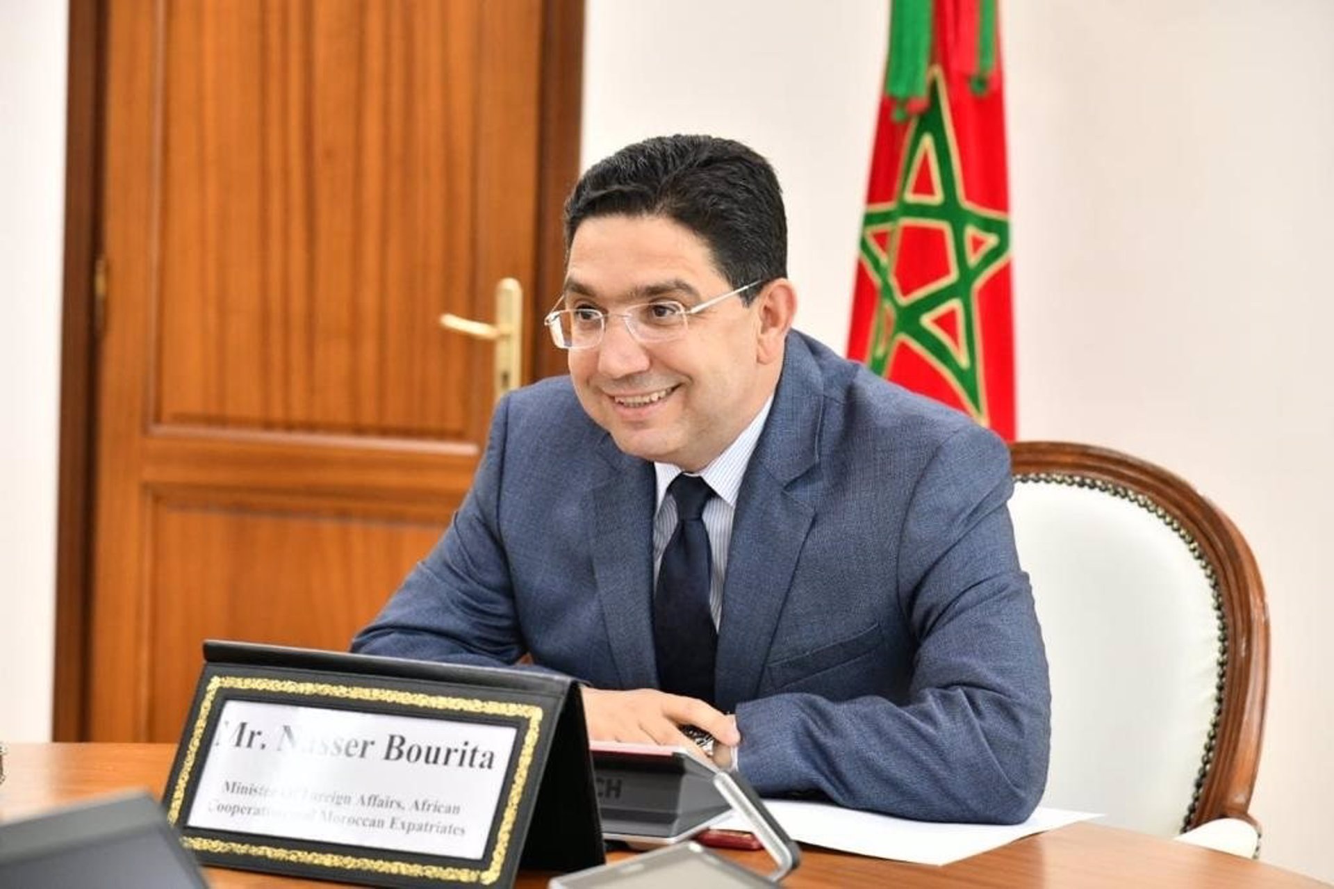 Nasser Bourita, ministre d'Afers Exteriors del govern marroquí
