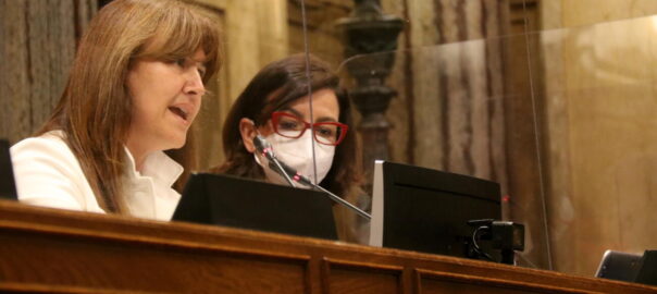 Laura Borràs al Parlament de Catalunya