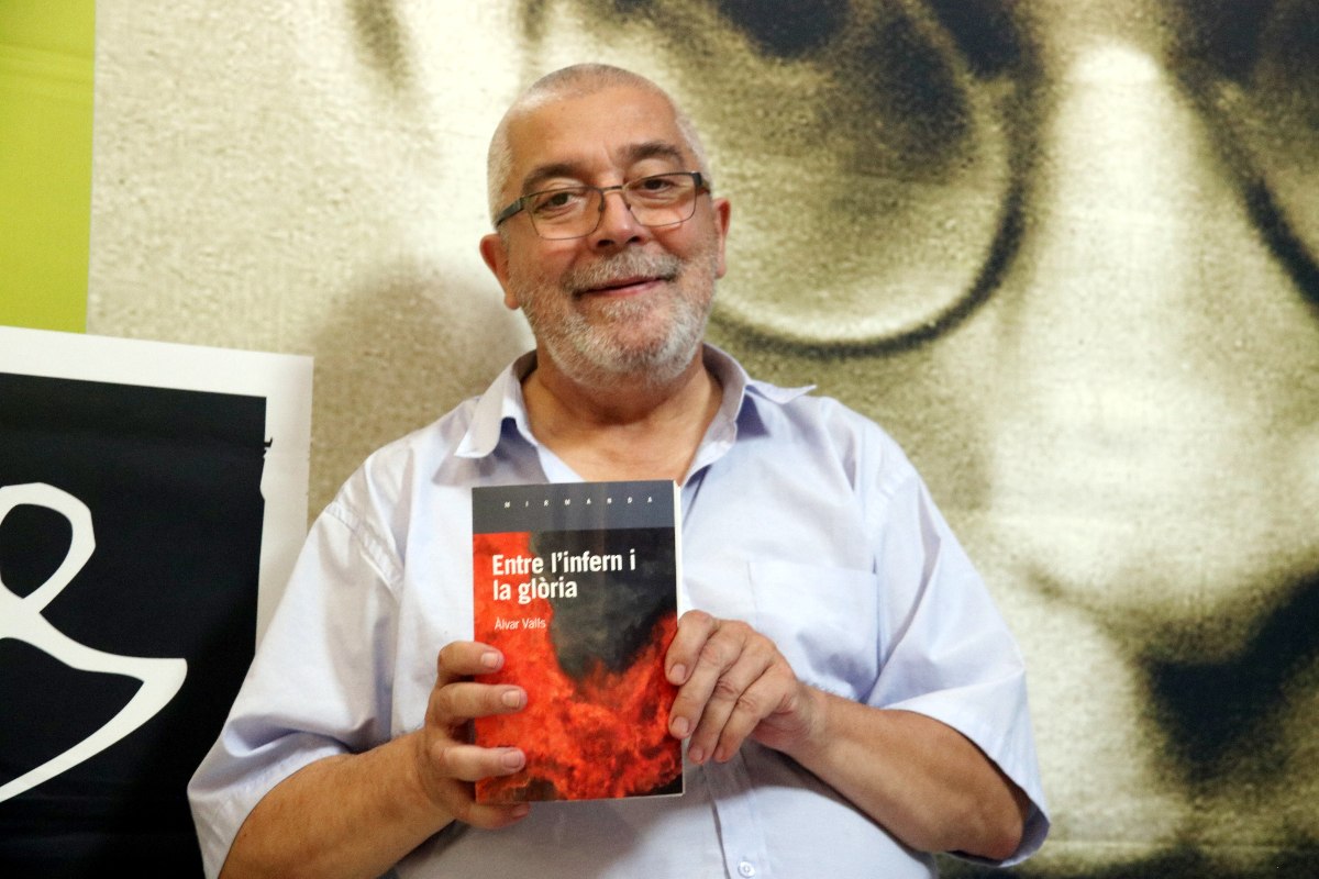 L'escriptor Àlvar Valls, autor de 'Entre l'infern i la glòria' (Edicions de 1984).