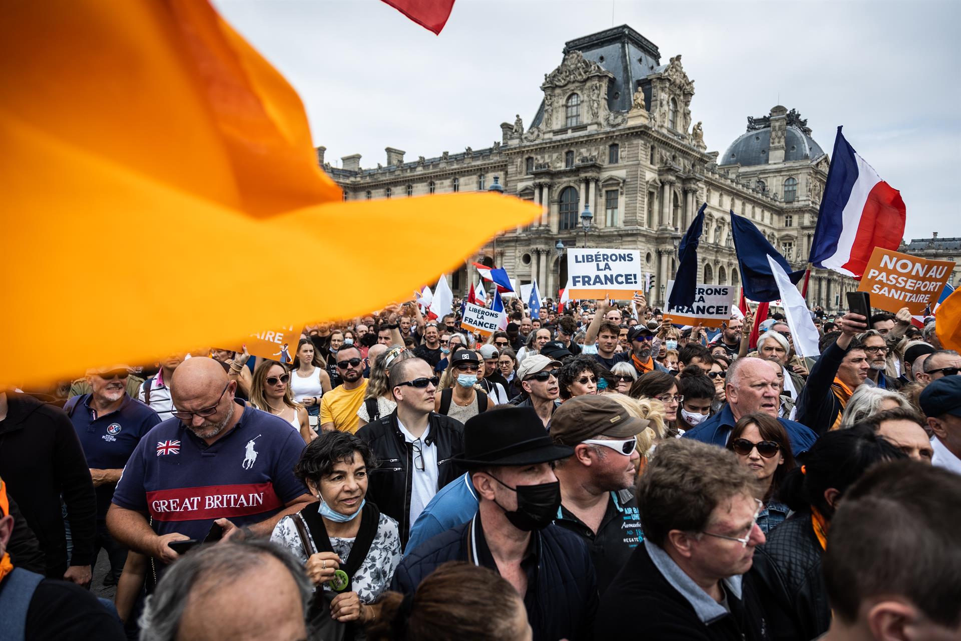 Imatge de la manifestació pels carrers de Paris Autor: Sadak Souici/Le Pictorium Agency / DPA