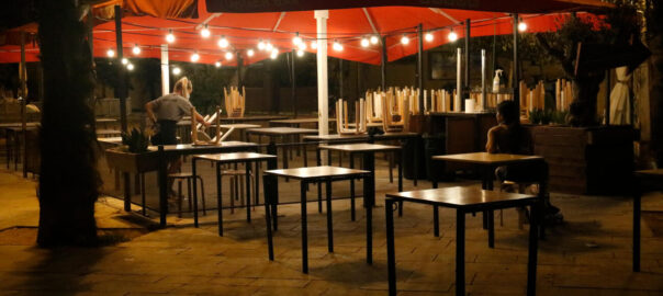 Imatge d'arxiu d'un local de restauració de Barcelona.