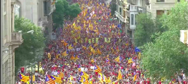 Diada 2021 Via Laietana