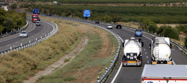 Imatge d'arxiu on es pot veure l'AP-2, a l'altura de Castelldans