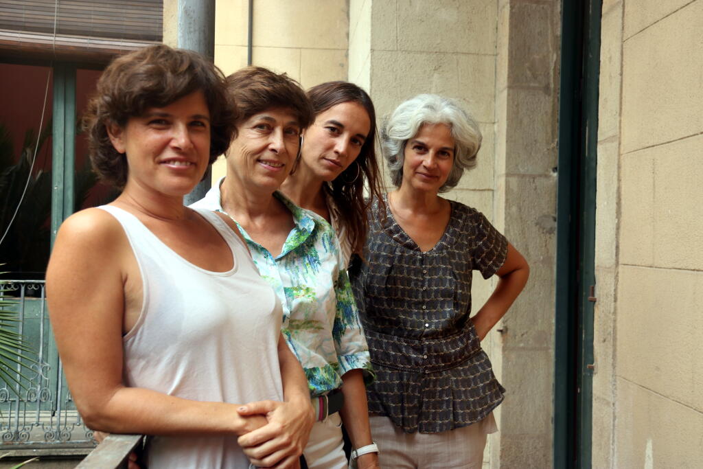 D'esquerra a dreta: Agnès Prats, Lluïsa Julià, Blanca Llum Vidal i Maria Bohigas.