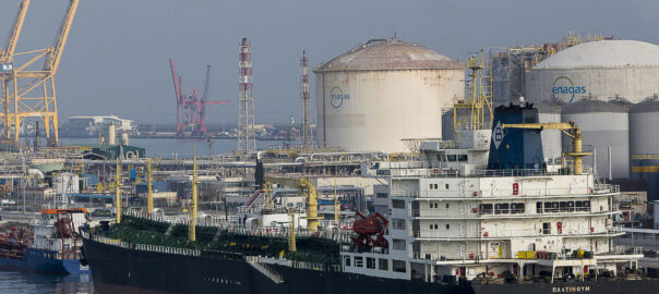 La planta de regasificació del Port de Barcelona