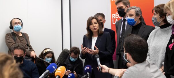 La candidata del Partit Socialista, Anne Hidalgo (fotografia: Ian Langsdon).