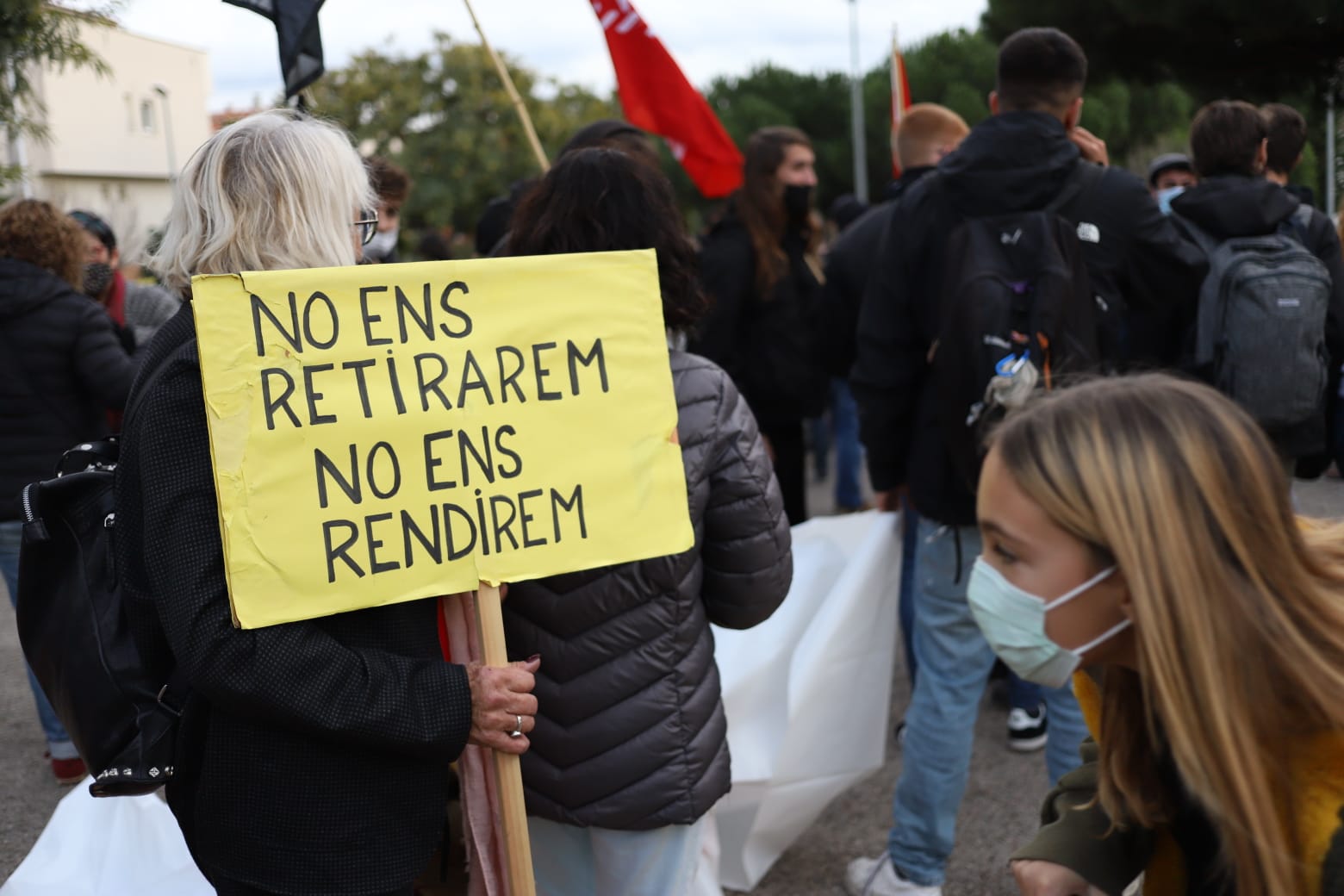 Manifestació a Canet. Fotografia d'Albert Salamé