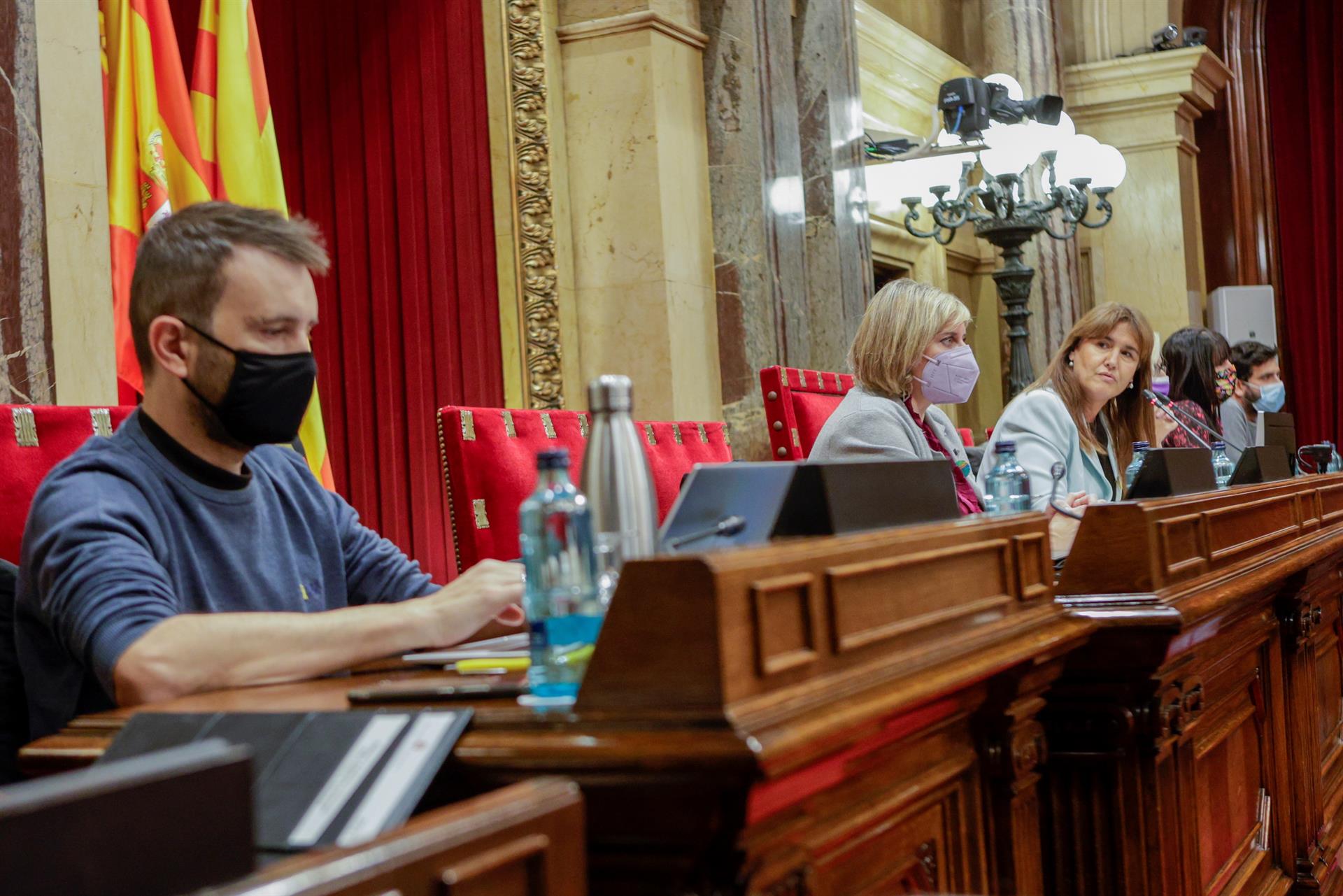 Pau Juvillà, ahir al parlament de Catalunya. Fotografia de Quique Garcia