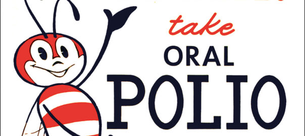 Pòster de l’any 1963 protagonitzat pel personatge Wellbee (“l’abella del benestar”), el símbol nacional per a la salut pública dels Centres per al Control i Prevenció de Malalties d’Estats Units