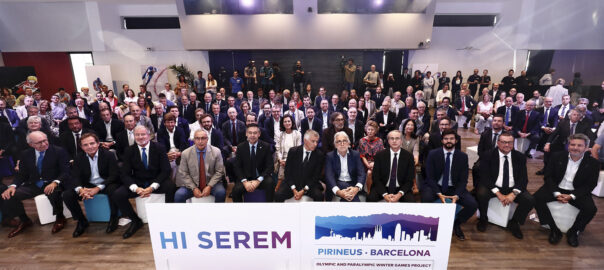 Els assistents en l'acte celebrat a l'Auditori 1899 del FC Barcelona, el 2019