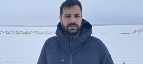 Ruben Wagensberg, fa poques hores a Ucraïna (Foto: RW)