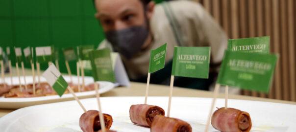 Alguns dels productes vegans mostrats al saló Alimentaria