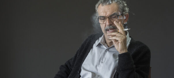 L'actor Alfred Picó caracteritzat com a Joan Fuster a l'obra (Forografia: Xepo WS)