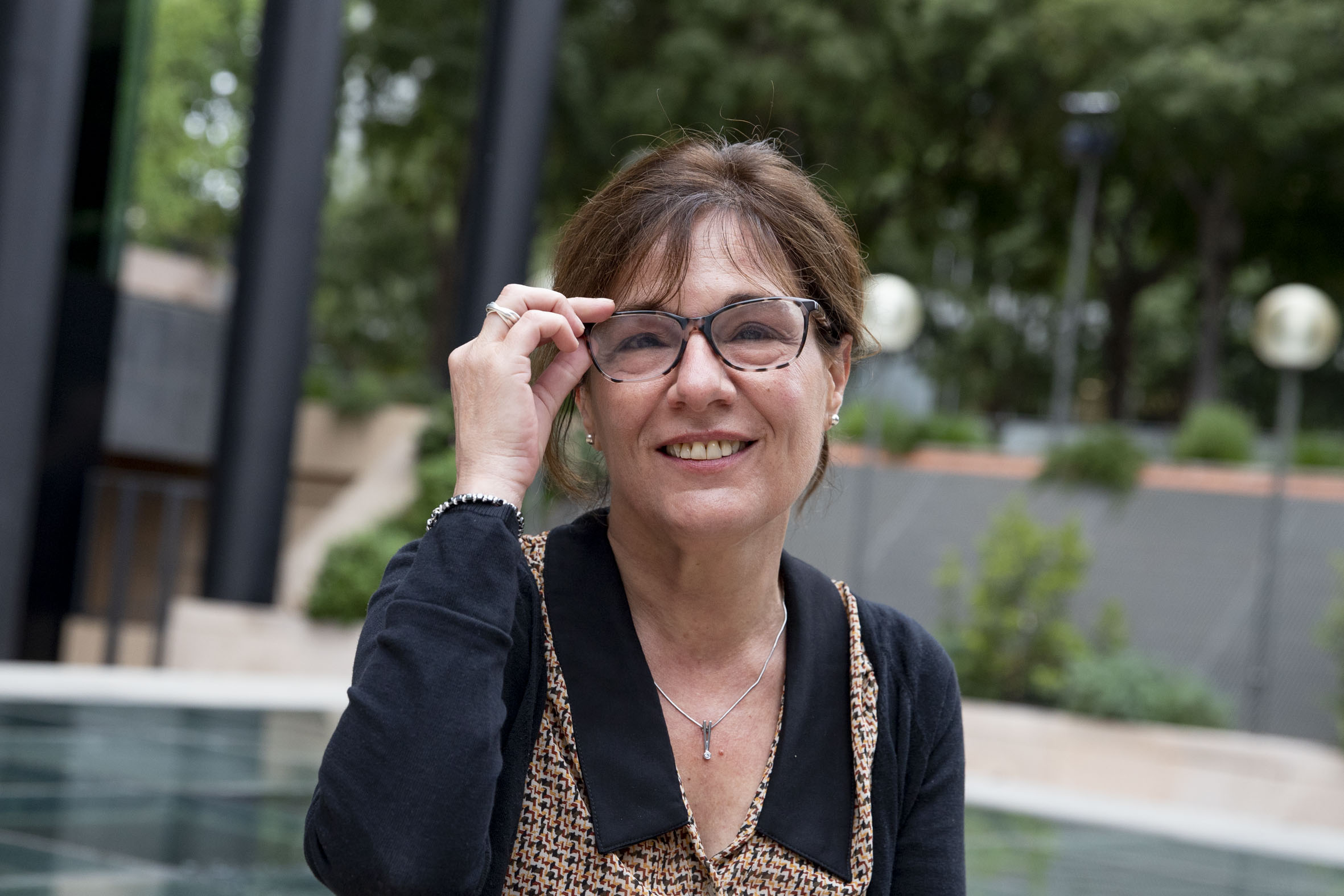 L'editora Pilar Beltran.