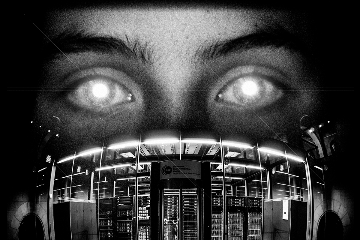 Humà 2.0. Recreació artística realitzada per David Molina Gadea. En Cortina, A., & Serra, M. A. (Coord.). (2021). (3a ed.). ¿Humanos o posthumanos? Singularidad tecnológica y mejoramiento humano. Fragmenta Editorial.