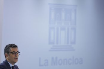 El ministre de la Presidència espanyol, Félix Bolaños, explicant ahir les infeccions per Pegasus (fotografia: Sergio Pérez).
