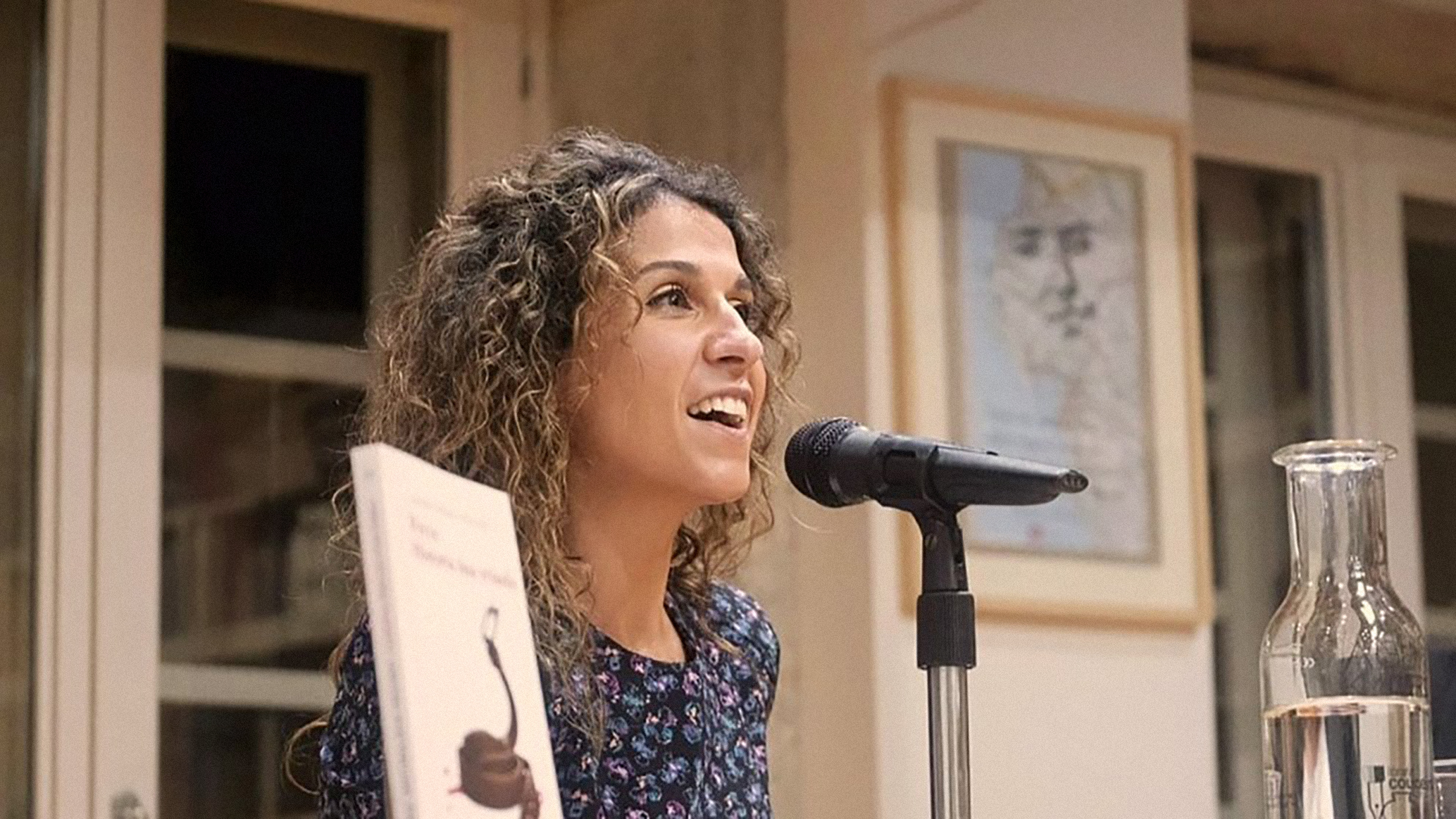 María Obelleiro, directora del Nós Diario, a la jornada “Censures i silencis als mitjans de comunicació” (fotografia: Nós Diario).