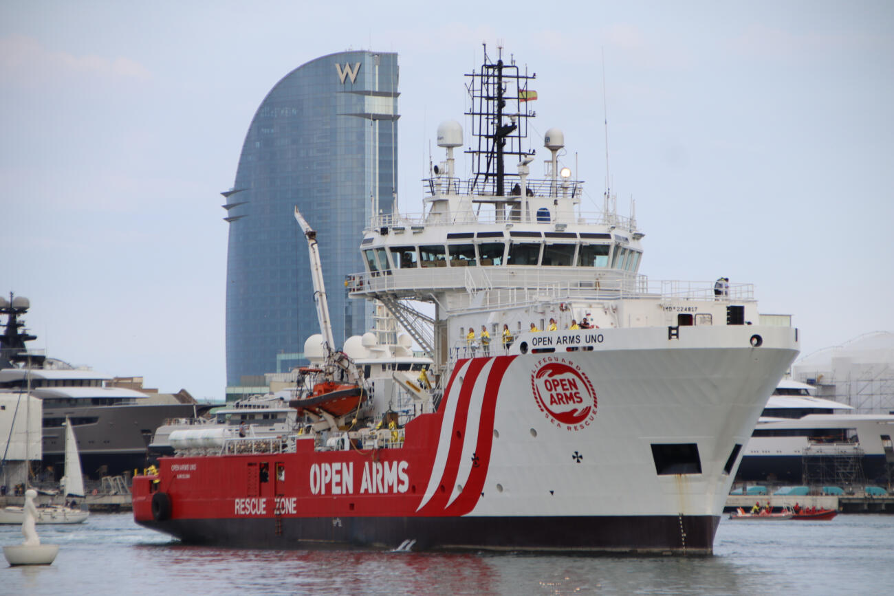 Un dels vaixells d'Open Arms.
