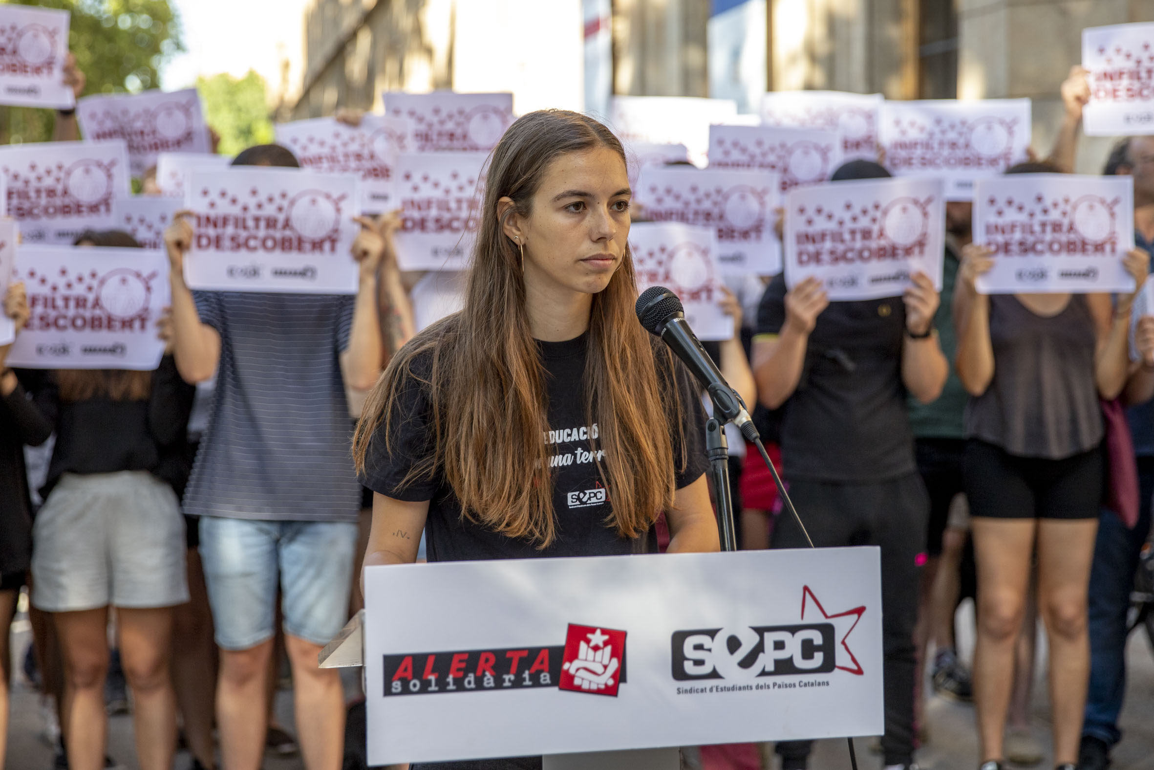 Marta Daviu, portaveu del SEPC | Fotografia: Albert Salamé