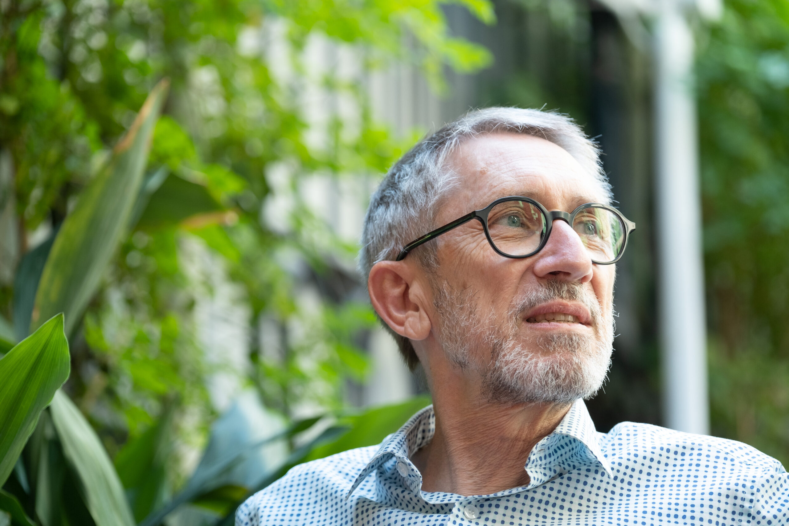 Agustí Colomines, dijous, a l'Ateneu Barcelonès (fotografia: Adiva Koenigsberg).