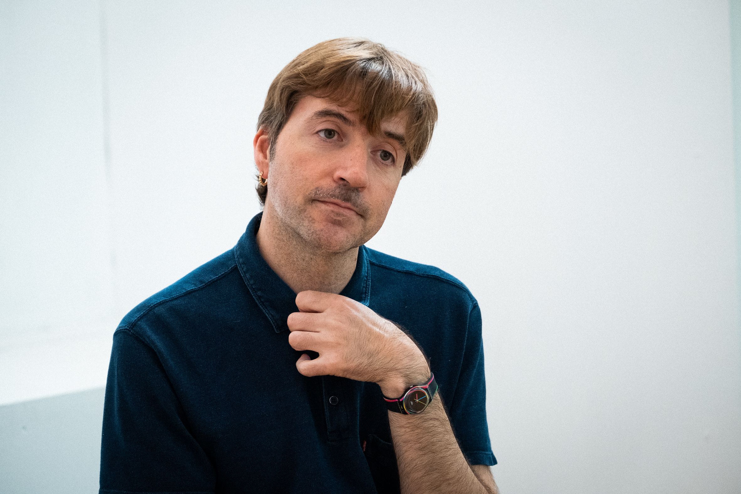 Albert Serra, dimecres al seu local de Barcelona (Foto: Adiva Koenigsberg)